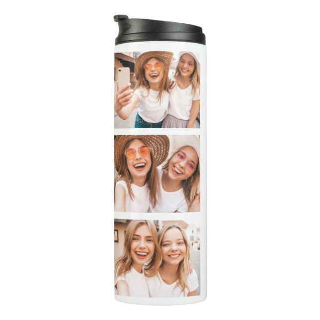 Die besten Freunde für immer BESTE FREUNDIN FotoCo Thermosbecher (Nach rechts gedreht)