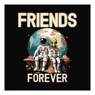 Die besten Freunde für immer Fotodruck