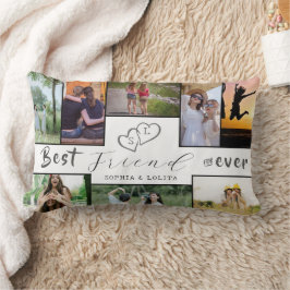 Die besten Freunde für immer individuell - 8-Foto  Lendenkissen
