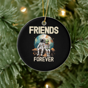 Die besten Freunde für immer Keramik Ornament