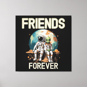 Die besten Freunde für immer Leinwanddruck