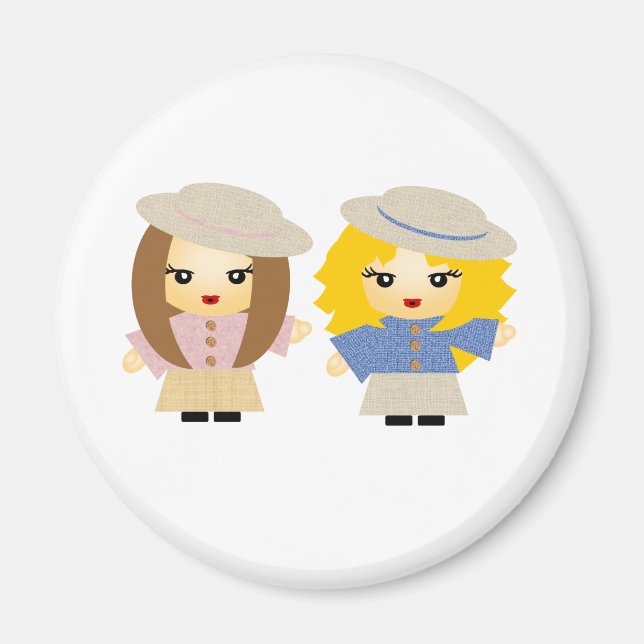 Die besten Freunde für immer Magnet (Vorne)