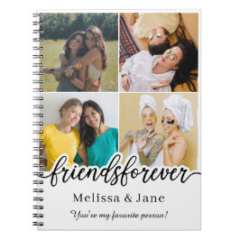Die besten Freunde für immer niedlichen 4 Fotos Co Notizblock