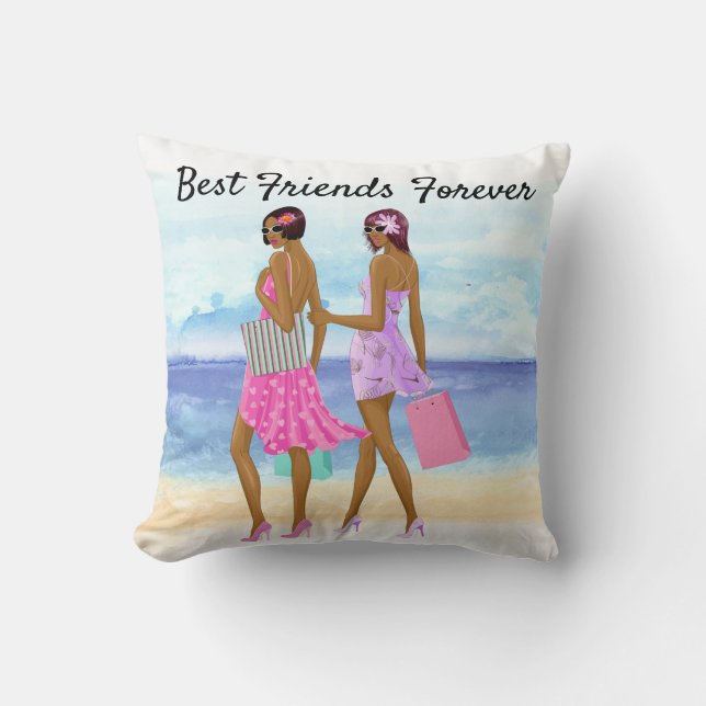 Die besten Freunde für immer Pillow Kissen (Vorderseite)