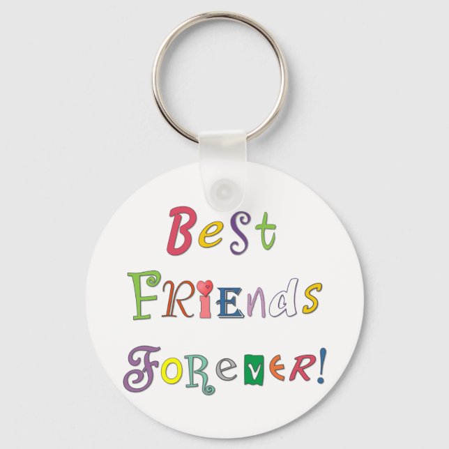 Die besten Freunde für immer Schlüsselanhänger (Vorderseite)