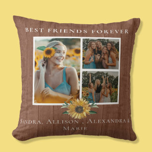 Die besten Freunde für immer Sonnenblumen 3 Foto C Kissen