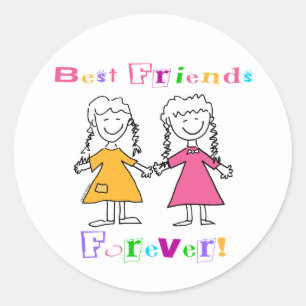Die besten Freunde für immer Sticker