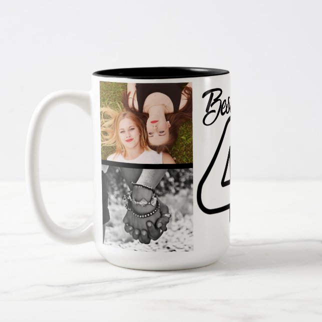 Die besten Freunde für immer - Tasse der FotoColla (Links)