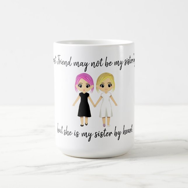 Die besten Freunde Kaffeetasse (Mittel)