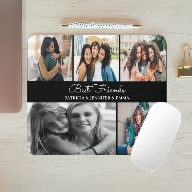 Die besten Freunde | Kundenspezifisches Mehrfach-F Mousepad (family photo collage mouse pad
)