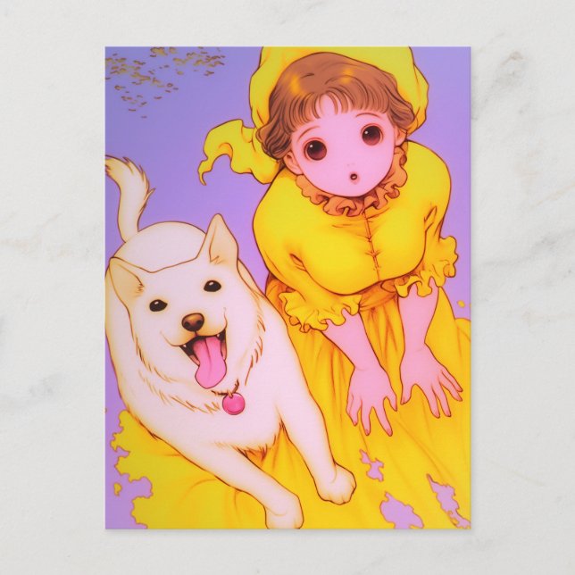 Die besten Freunde Postkarte (Vorderseite)