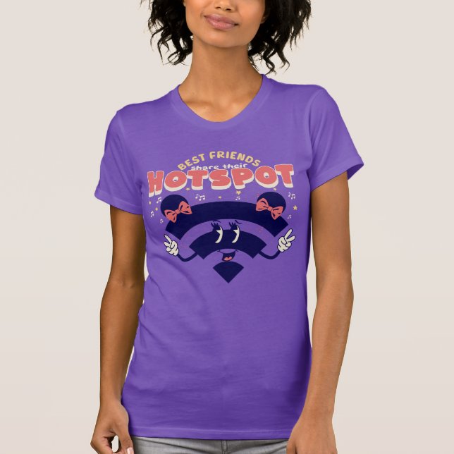 Die besten Freunde teilen ihren Hotspot T-Shirt (Vorderseite)