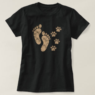 Die besten Freunde von Hundeschäften und Fußspuren T-Shirt
