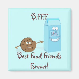Die besten Freunde von Lebensmitteln für immer Magnet