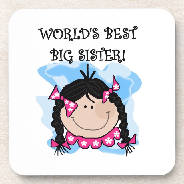 Die besten Geschenke der Black Hair World Getränkeuntersetzer (Vorderseite)