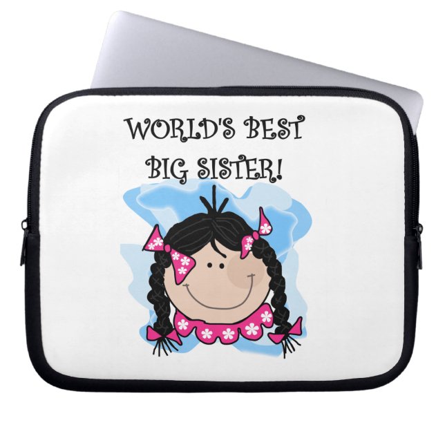 Die besten Geschenke der Black Hair World Laptopschutzhülle (Vorderseite)