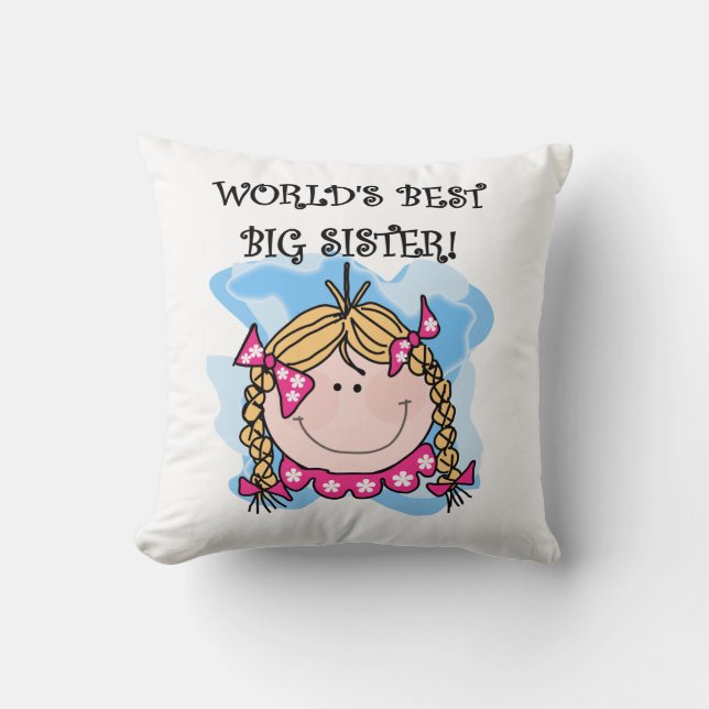 Die besten Geschenke der Blond World Kissen (Vorderseite)