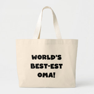 Die besten Geschenke der Welt aus Oma, Schwarz ode Jumbo Stoffbeutel