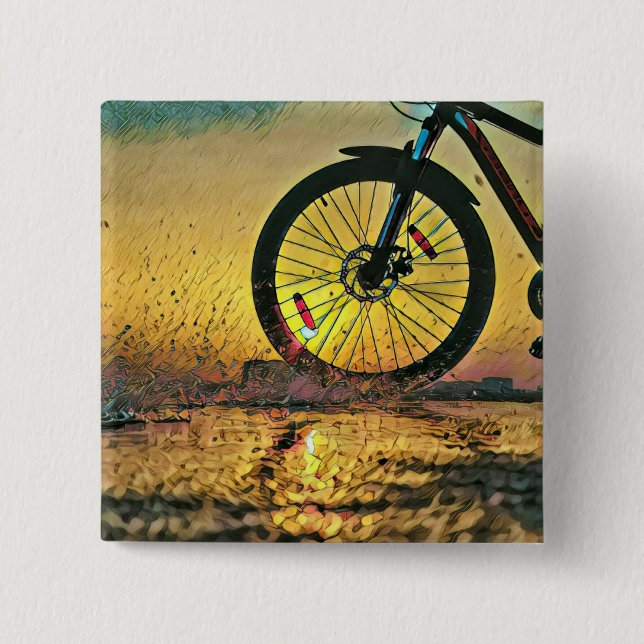 Die besten Geschenke für Radfahrer Button (Vorderseite)
