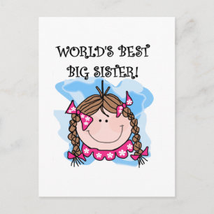Die besten Geschenke und Geschenke der brünetten W Postkarte