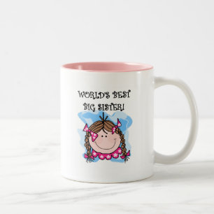 Die besten Geschenke und Geschenke der brünetten W Zweifarbige Tasse