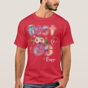 Die besten GG aller Zeiten Grandma für Blumendekor T-Shirt