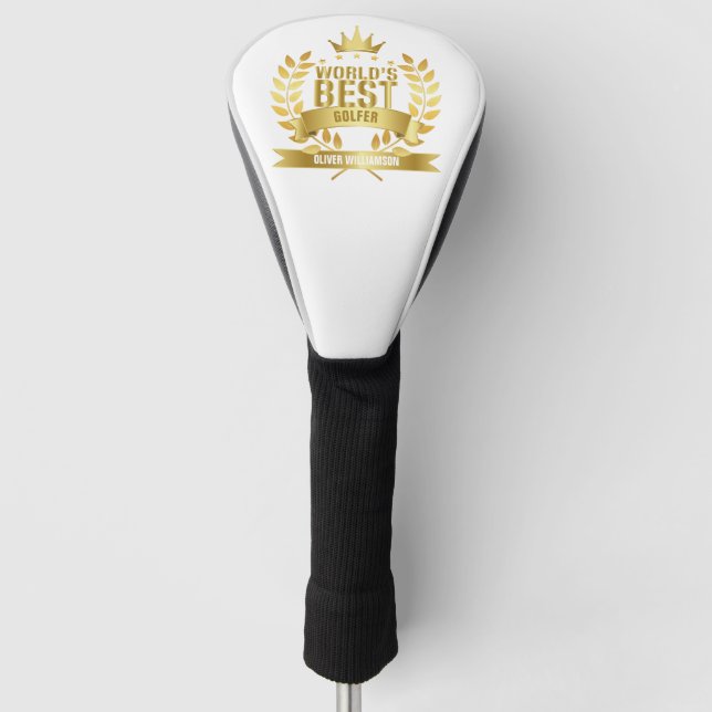 Die besten Golfer Gold 5 Sterne der Welt Golf Headcover (Vorderseite)
