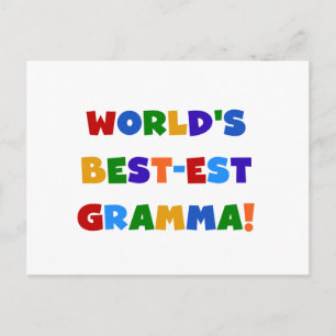 Die besten Gramma-Farben der Welt Postkarte