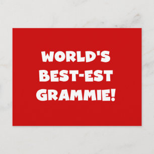 Die besten Grammy White T - Shirt und Geschenke de Postkarte