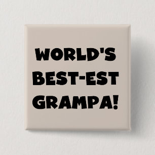 Die besten Grampa-T - Shirt der Black Text World g Button