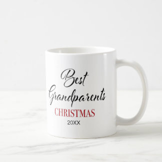 Die besten Großeltern Weihnachts-Foto Kaffee-Tasse Kaffeetasse