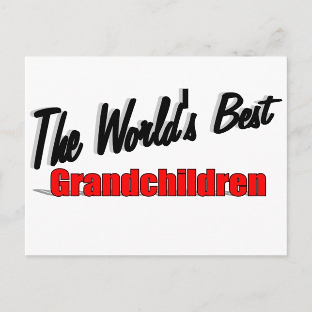 Die besten Großkinder der Welt Postkarte (Vorderseite)