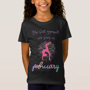 Die besten Gymnastikspieler sind im Februar Gebore T-Shirt
