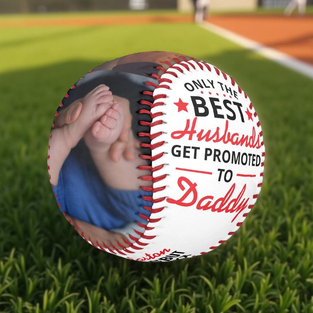 Die besten Husbands werden zu Daddy Personalisiert Baseball (Von Creator hochgeladen)