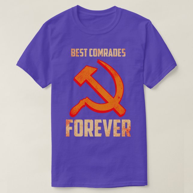 Die besten Kameraden für immer T-Shirt (Design vorne)
