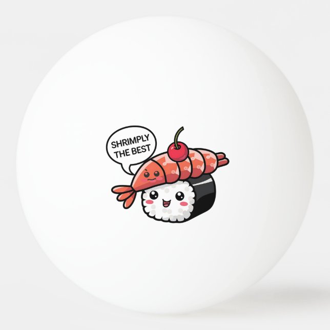 Die besten kawaii-Sushi Tischtennisball (Vorderseite)