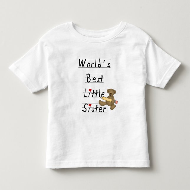Die besten kleinen Schwester-Hemden und Geschenke  Kleinkind T-shirt (Vorderseite)