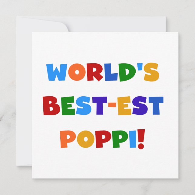 Die besten leuchtenden Farben der Welt für Poppi (Vorderseite)