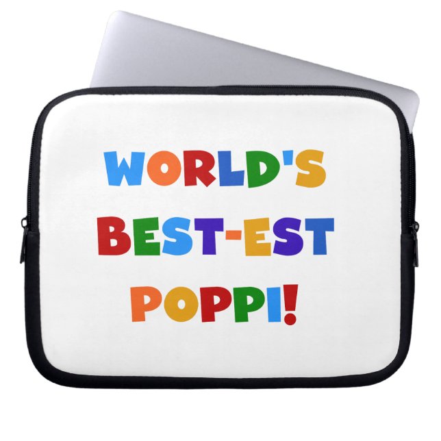 Die besten leuchtenden Farben der Welt für Poppi Laptopschutzhülle (Vorderseite)