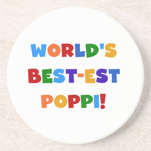 Die besten leuchtenden Farben der Welt für Poppi Untersetzer (Vorne)
