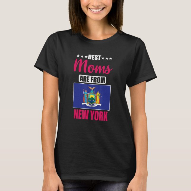 Die besten Mamas aus New York T-Shirt (Vorderseite)