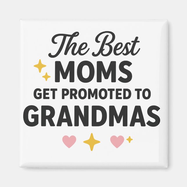 Die besten Mamas werden für Weihnachten beworben Magnet (Vorne)