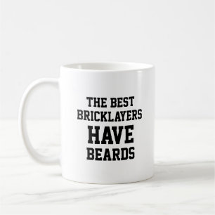 Die besten Maurer haben Bärenfiguren Kaffeetasse
