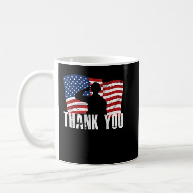 Die besten militärischen Veteran Geschenke Männer  Kaffeetasse (Links)