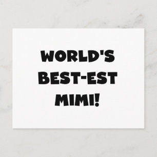 Die besten Mimi-Black-Text-T - Shirt und Geschenke Postkarte