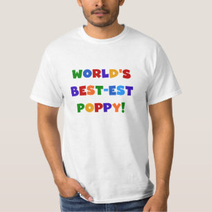 Die besten Mohngeschenke der Welt in hellen Farben T-Shirt