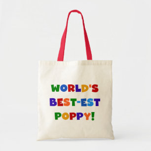 Die besten Mohngeschenke der Welt in hellen Farben Tragetasche