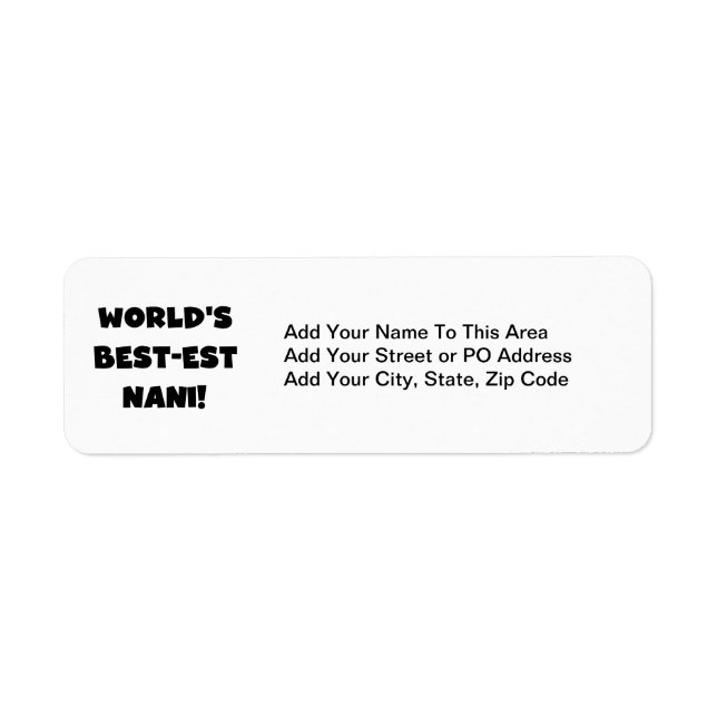 Die besten Nani-T - Shirt und Geschenke der Black  (Vorne)