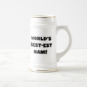 Die besten Nani-T - Shirt und Geschenke der Black Bierglas