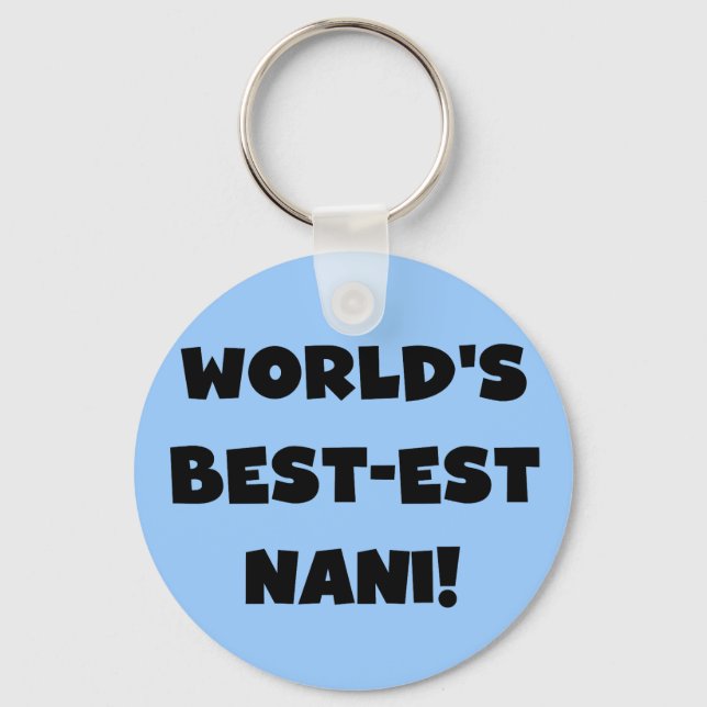 Die besten Nani-T - Shirt und Geschenke der Black  Schlüsselanhänger (Vorderseite)